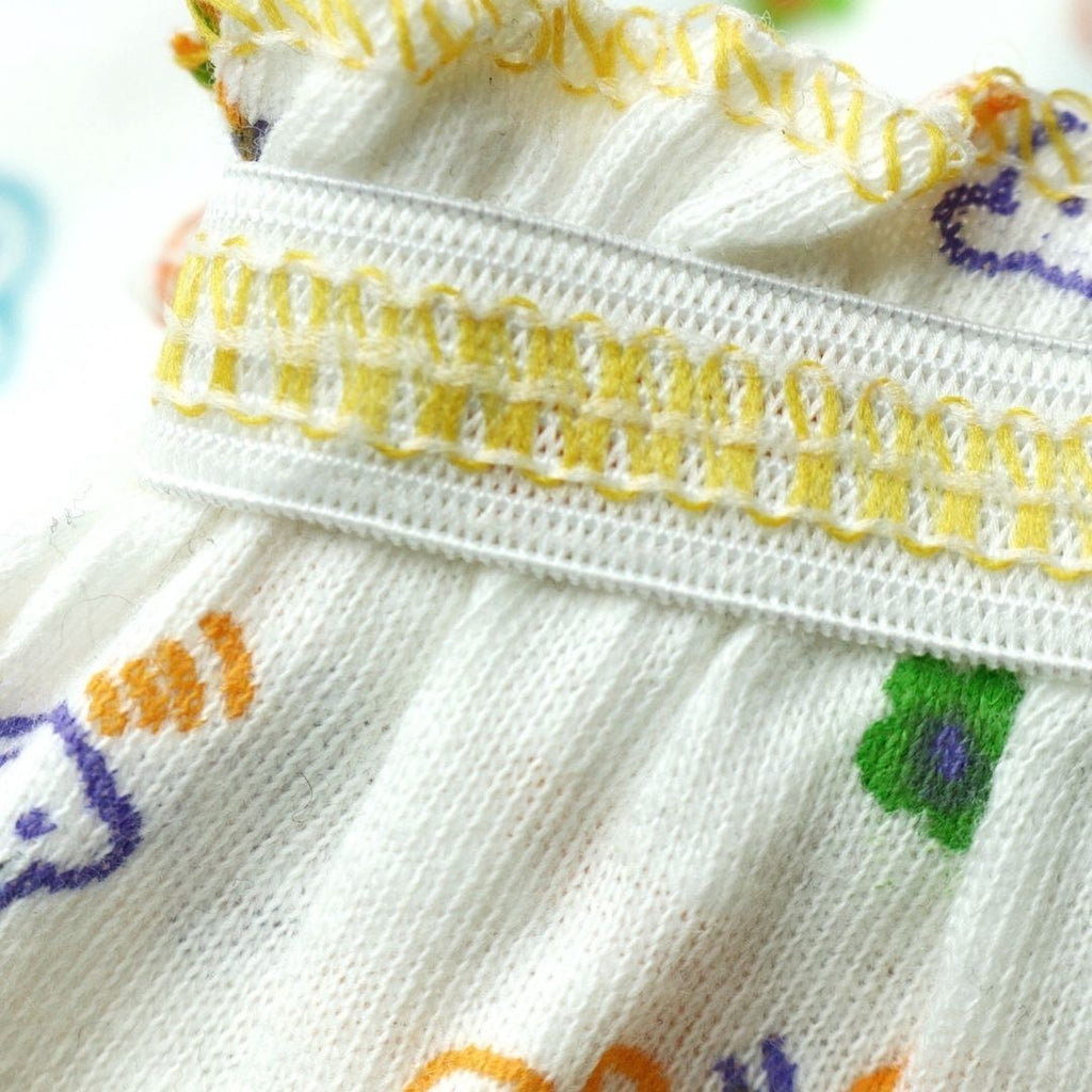 Kids White & Multicolor Bloomers & Underwears