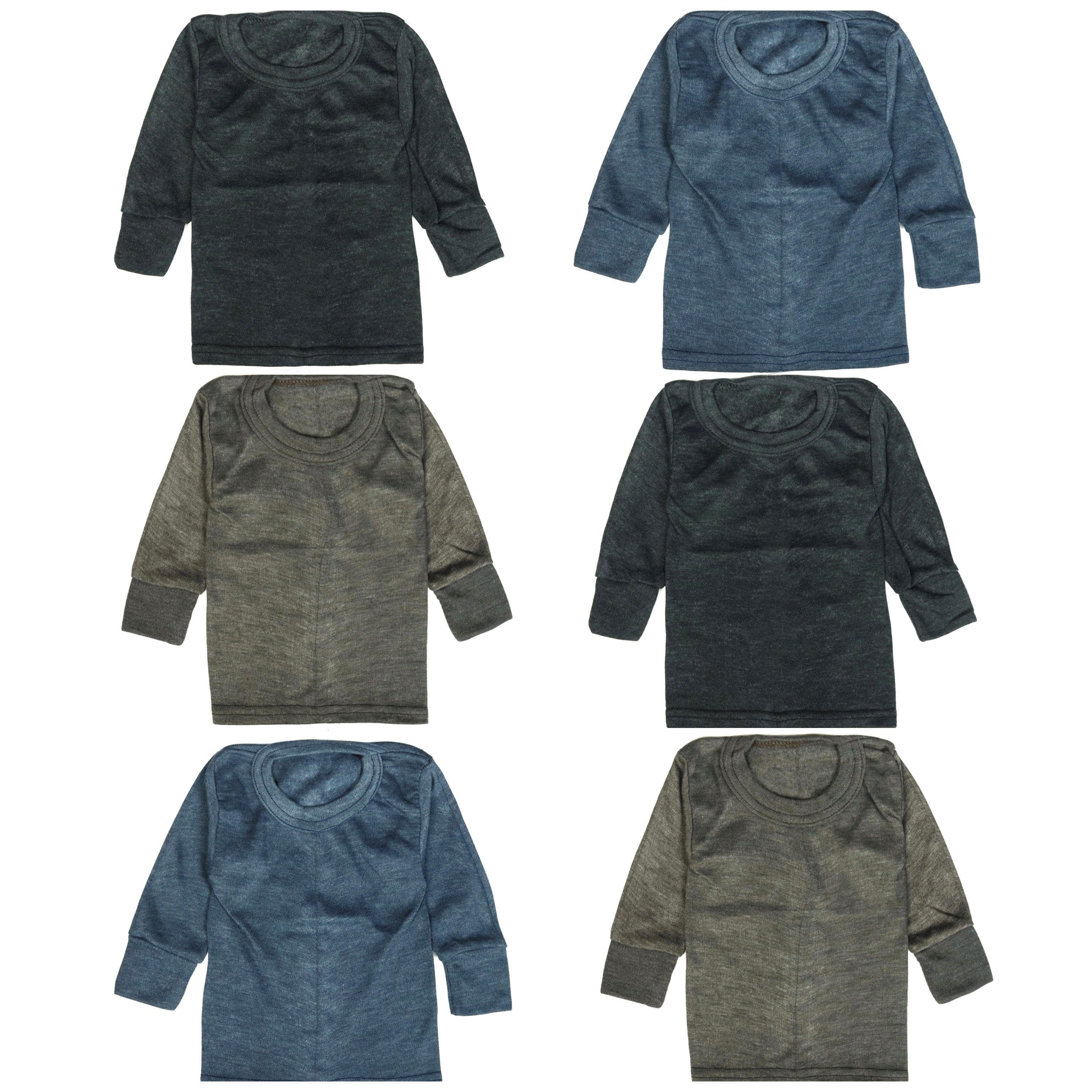 Kids Unisex Thermal Melange Top(Pack Of 6)