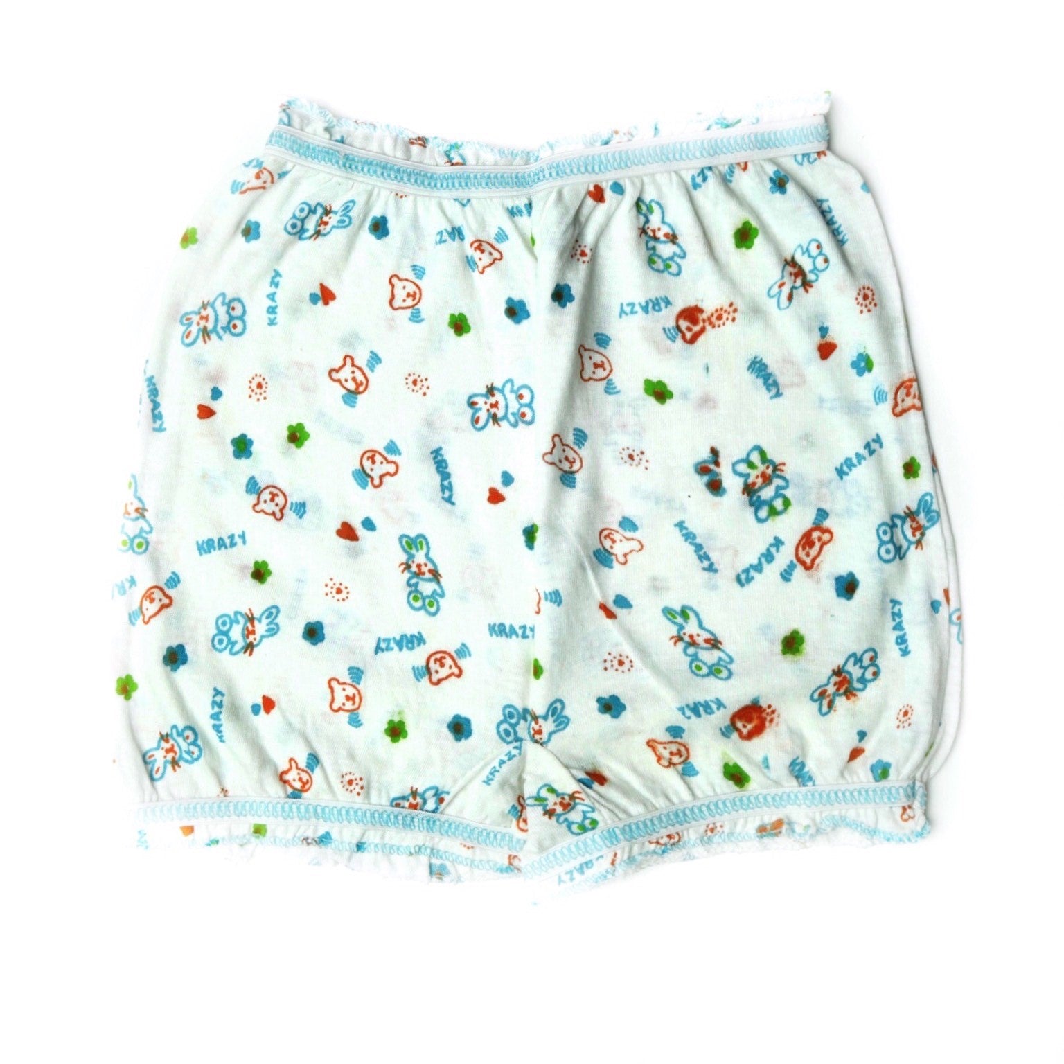 Kids White & Multicolor Bloomers & Underwears