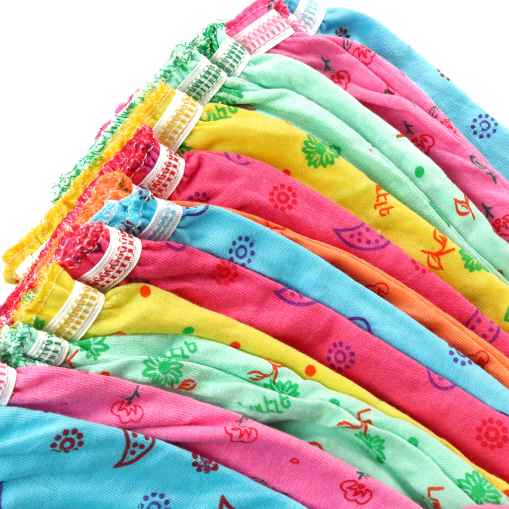 Kids White & Multicolor Bloomers & Underwears